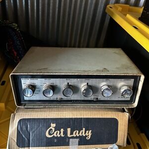 Rare Vintage Knight Tube Hi-Fi Integrated Amplifier/ Selector Equalizer Parts